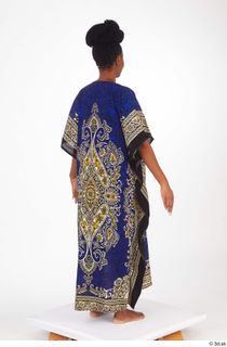 Dina Moses dressed standing traditional long decora african dress whole…